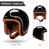 New Design Retro Motorcycle Helmet Open Face Helmet Scooter Helmets 3/4 Chopper Casco Moto Vintage Motorbike Helmets DOT ECE
