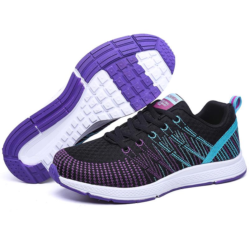 Women's Color Breathable Women's Running Shoes No Slip Outdoor Slip Breathable Sneakers