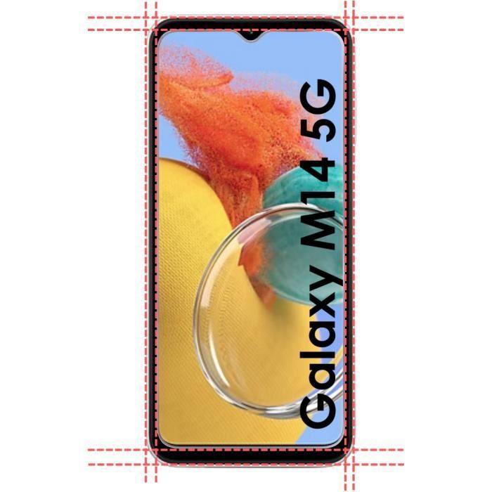 Tempered Glass for Samsung Galaxy M14 5G [2 Pack] Phonillico® Screen Protector Glass Film