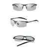 Driving Sunglasses Color Changing Lens High Clarity Polarized Men Sunglasses for Day Night Cycling Running