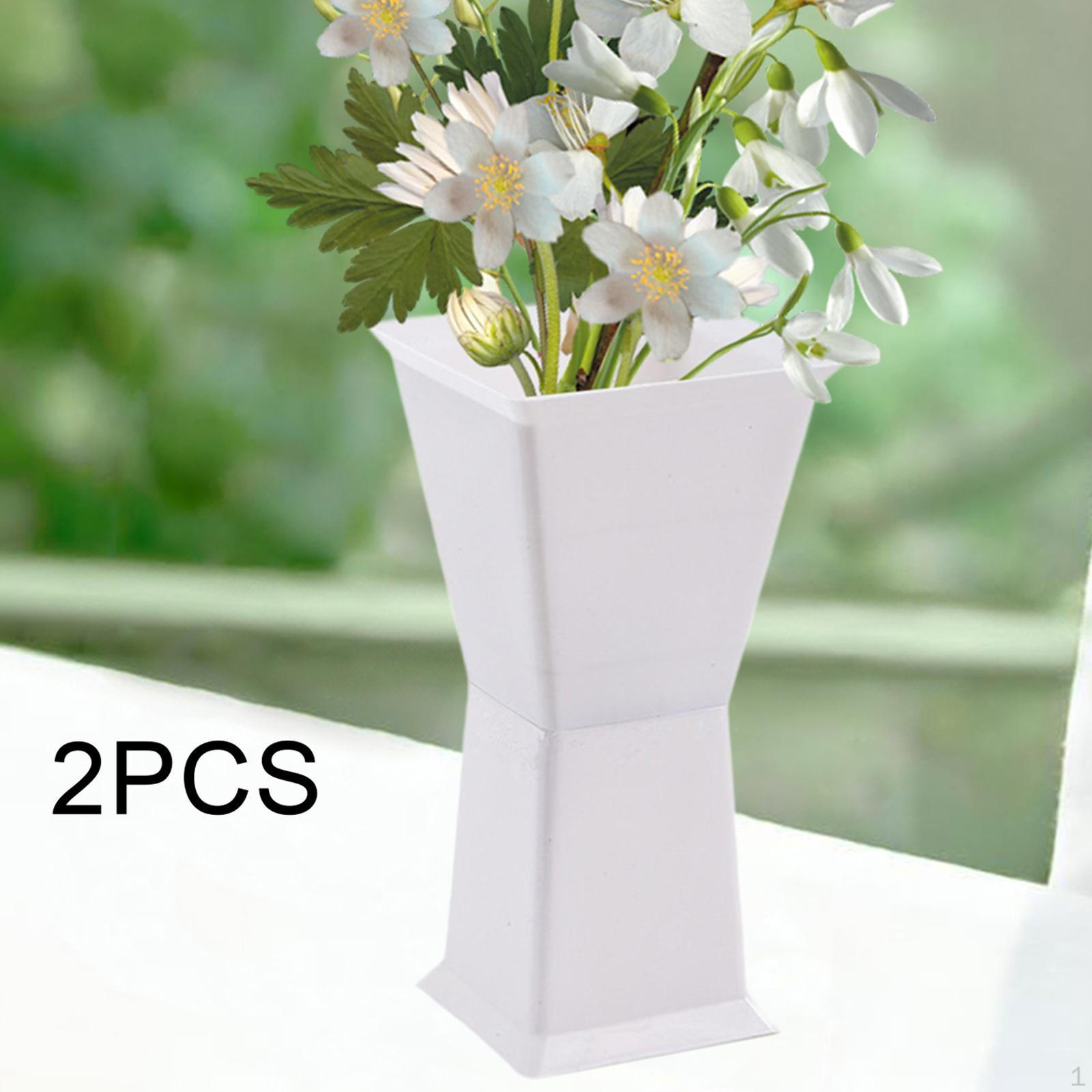 

2 Pack Floral Arrangement Bases for Vases, Reusable Bouquet Supports Small