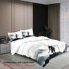 Wukong 3D-Digitaldruck Polyester Dreiteiliges Bettwäscheset Bettbezug Bettbezug Laken Kissenbezug