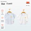 Babyprints Newborn Short Sleeve Cotton Bodysuit Top 2-Pack