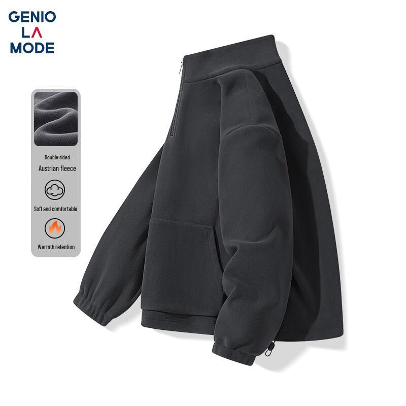 

Мужская плюшевая куртка GENIOLAMODE со стойкой M