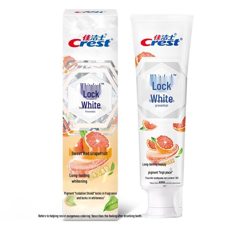 

Crest Whitening & Stain Protection Toothpaste, Sweet Red Grapefruit