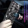 Vojenské maskovací brnění nárazuvzdorné pouzdro na telefon se skrytým stojánkem pro Samsung Galaxy S23 S24 FE S21 S25 ULTRA A56 A36 A26 A16 A06