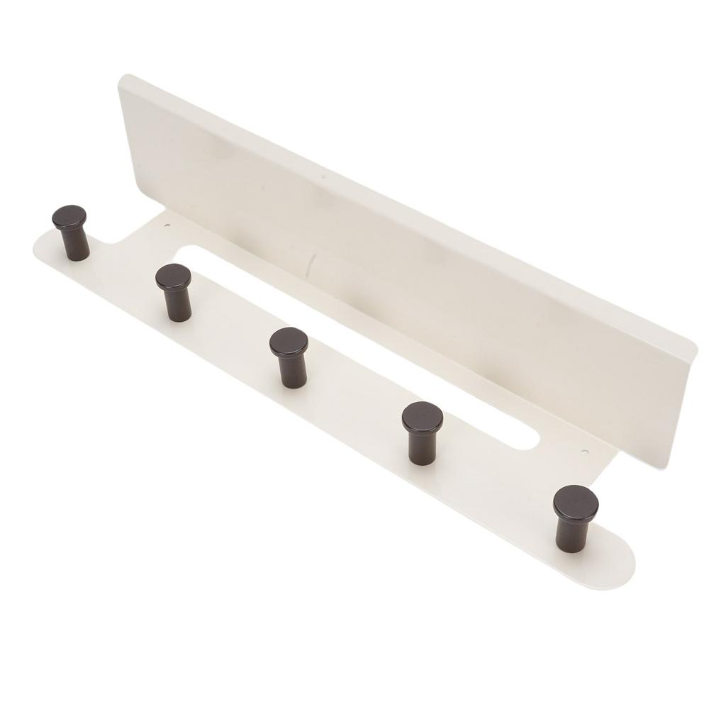 Wall Mount Clothing Rack with Board Hanging Storage Shelf Coat   for Home Entryway Bedroom Bathroom