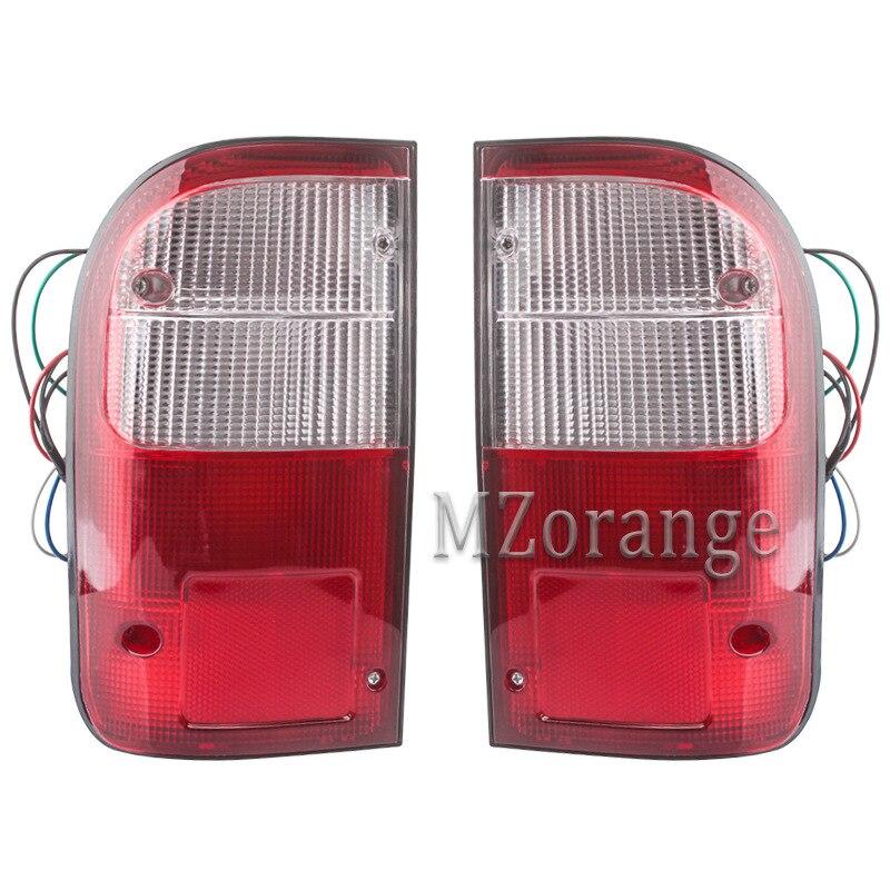Tail Lamp Assembly Without Bulb for Toyota Hilux MK4 1997-2006 Rear Brake Driving Lamp Accessories Parts Auto RLT245-R RLT245-L