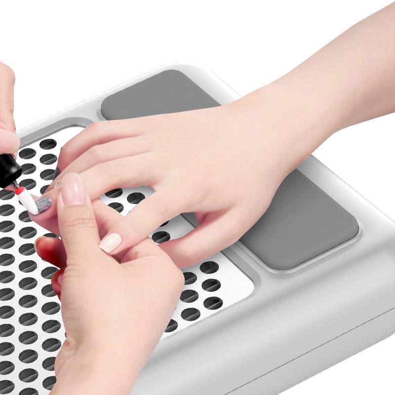 LCD Touchscreen 80W Rechargeable Nail Dust Collector with 4500RPM Fan Speed