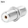 5pcs SO239 UHF Female To Female Plug Jack RF Adapter Connector for 2 PL259 Plugs