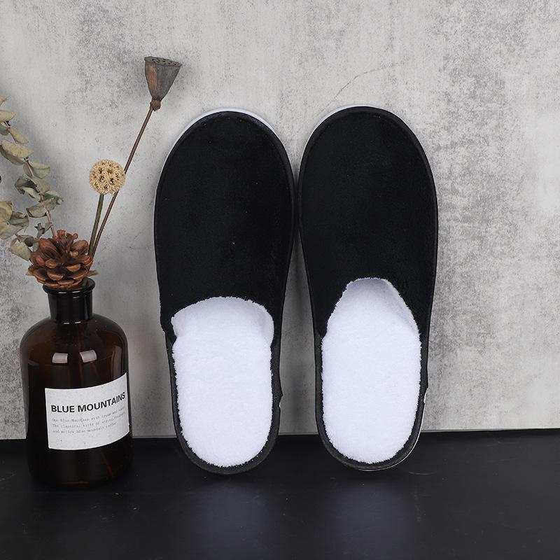 Anti-Slip Portable Thickened Disposable Slippers for Hotels, Inns, Beauty Salons, and Travel
