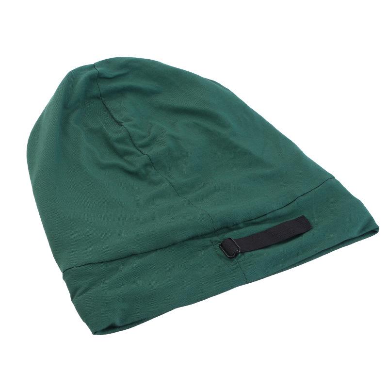Hot Sale Adjustable Invisible Buckle Satin Lined Nightcap, Elastic Wide-brimmed Pullover Cap, Confinement Cap