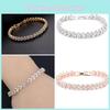 Elegant Women's Roman Bracelet Featuring Aaa Zircon Crystal And Dazzling Diamonds