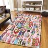 Alfombra Alfombrilla de Los Quintillizos Esenciales Para Sala de Estar Dormitorio Hogar Decoración de Sofá Niños Juego Alfombrilla Antideslizante para el Suelo
