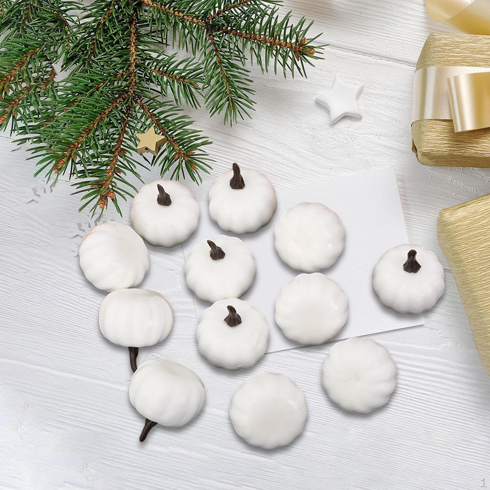 12 Штук Искусственных Осенних Тыкв Кухонные Овощные Реквизиты Украшение на Хэллоуин Style A