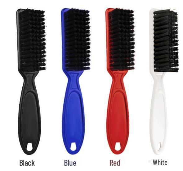Dual-Tone Iridescent Gradient Beard & Hair Brush with Electroplated Fiber Bristles