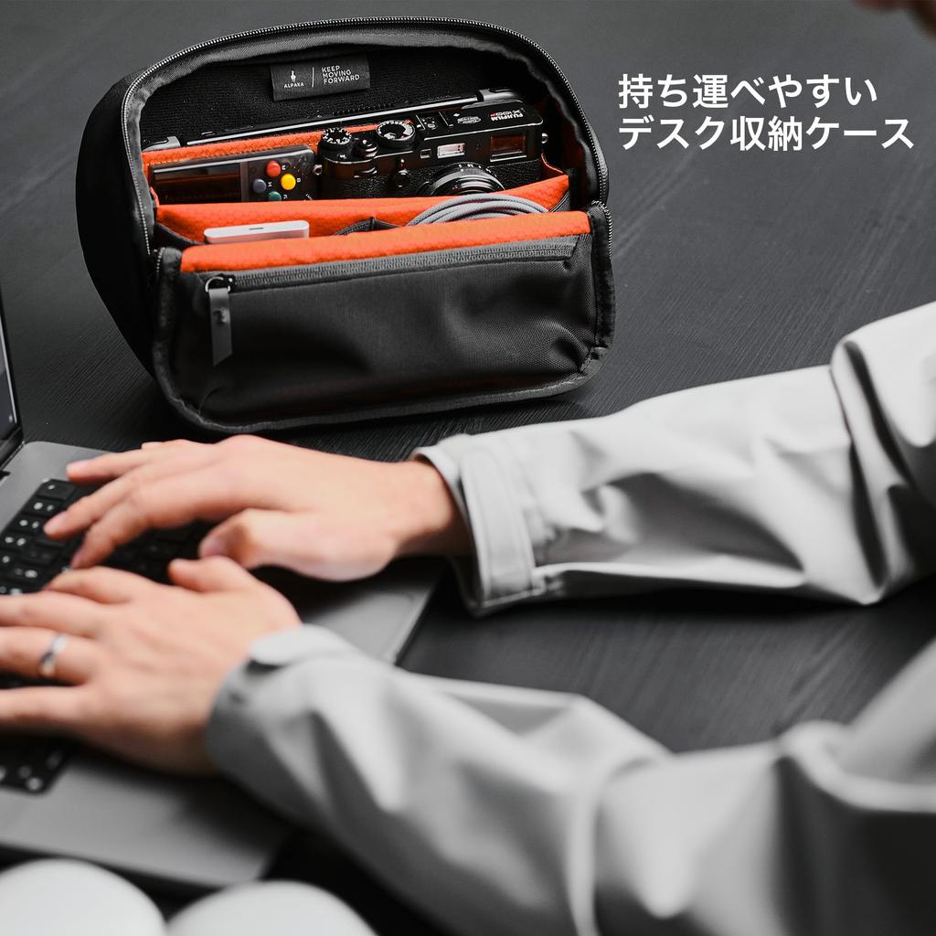 ALPAKA Vertex Pouch Shoulder Bag, Sling Bag, Tech Case, Organizer, and Carrying Bag for iPad mini, Other Devices, and Small Items, with Detachable