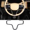 For Land Rover Range Rover Evoque Velar Sport 2025-2025 ABS Carbon fibre Car Steering Wheel Decorative Frame Sticker Accessories
