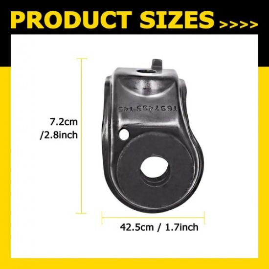 2X For 2016-21 Honda Civic Radiator Mount Bracket Support Upper Left Right Side