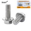 Ansenrui 304 Stainless Steel Serrated Hex Flange Bolt