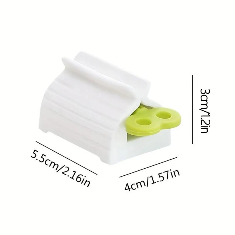 3Pcs Manual Toothpaste Squeezer Toothpaste Tube Holder Facial Cleanser Rolling Squeezing Dispenser Bathroom Accessories