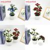 Simulated Berry Potted Plant Artificial Green Plant With Stone Decoration For Home And Event Styling