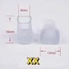 1pair New High Heel Protector Covers for Women Black Transparent Invisible Non-slip Wearable Heel Cover Shockproof Accessories