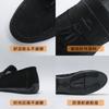 Doudou Schuhe Herren Frühling 2025 neue trendige Herrenschuhe Ein-Pedal Freizeitschuhe Lederschuhe mit Fransen Weichsohlen Fahrschuhe Herren