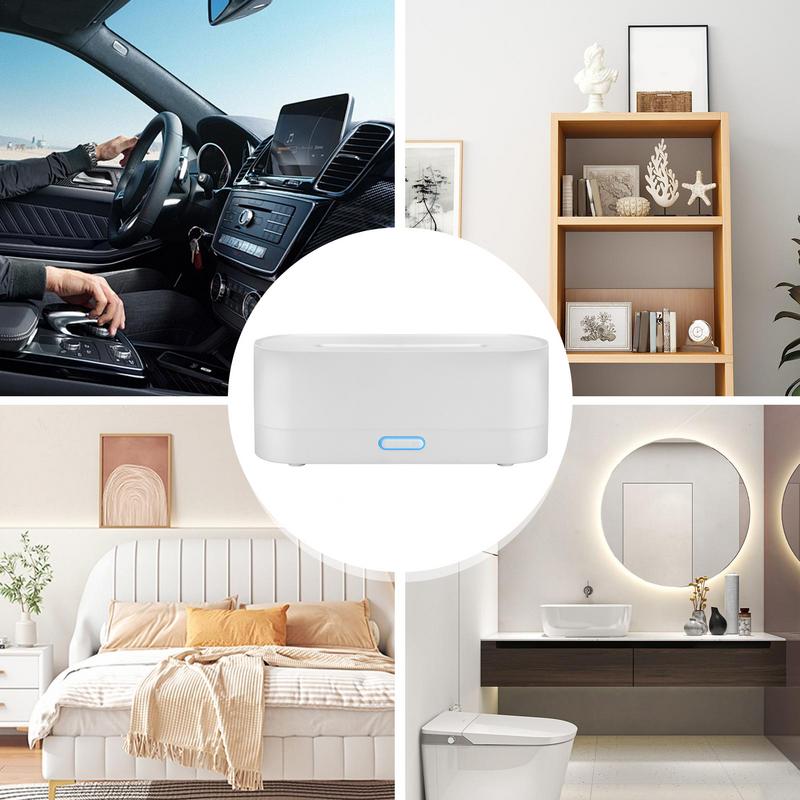 Flame Diffuser Portable Rechargeable Room Humidifier Waterless Auto-Off Protection Simulated Flame Personal Humidifier For Home