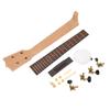 Ukulele Hals Set Ukulele Hals Palisander Griffbrett Saitenwirbel und Steg Set für Handarbeit
