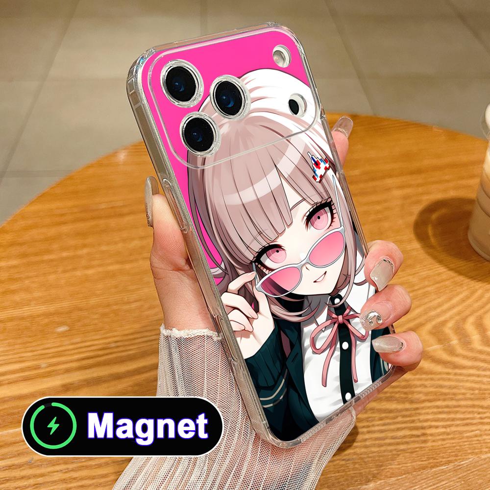 Danganronpa Chiaki Nanami Phone Case for iPhone 17 16 15 14 13 12 11 Air Pro Max Plus Mini Soft TPU Clear Magsafe Cover