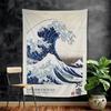 Ukiyoe The Great Wave Off Kanagawa Hanging Bohemian Tapestry Cheap Hippie Bohemian Tapestries Mandala Wall Hanging Home Decor