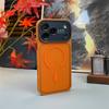 Applicable iPhone17promax mobile phone case metal Lycra lens matte magnetic suction Apple 17 anti-drop protective case