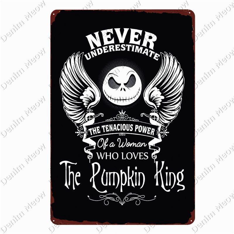 Halloween Party Poster, Happy Halloween Vintage Metal Signs, Bar, Pub, Cafe, Home Decor, Tin Painting, Tin Plate, N369