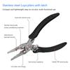 Mini Fishing Line Cutter Pliers Stainless Steel Hook Remover Fishing Scissor Portable Uncoupling Pliers Fishing Tools
