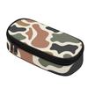 Pencil Case Large Storage Space 300D Polyester Easy Open Zipper with Main Compartment Mesh Pocket and Pen Slots for Students