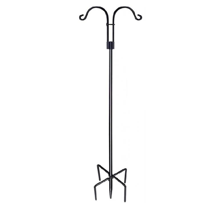 Outdoor Bird Feeders Station with Hook for Garden Bird Enthusiasts Iron Stake Add Aesthetic To Garden Courtyards Lawns