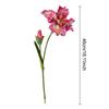 18" Artificial Iris Flower Real Touch Fake Bouquet with Flower Bud for Home Table Centerpiece Wedding Floral Arrangement Flowers