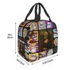 Mona Lisa Troll Face Quest Video Meme Game Comic Insulated Lunch Bag for Portable Funny Thermal Cooler Lunch Tote Office Work