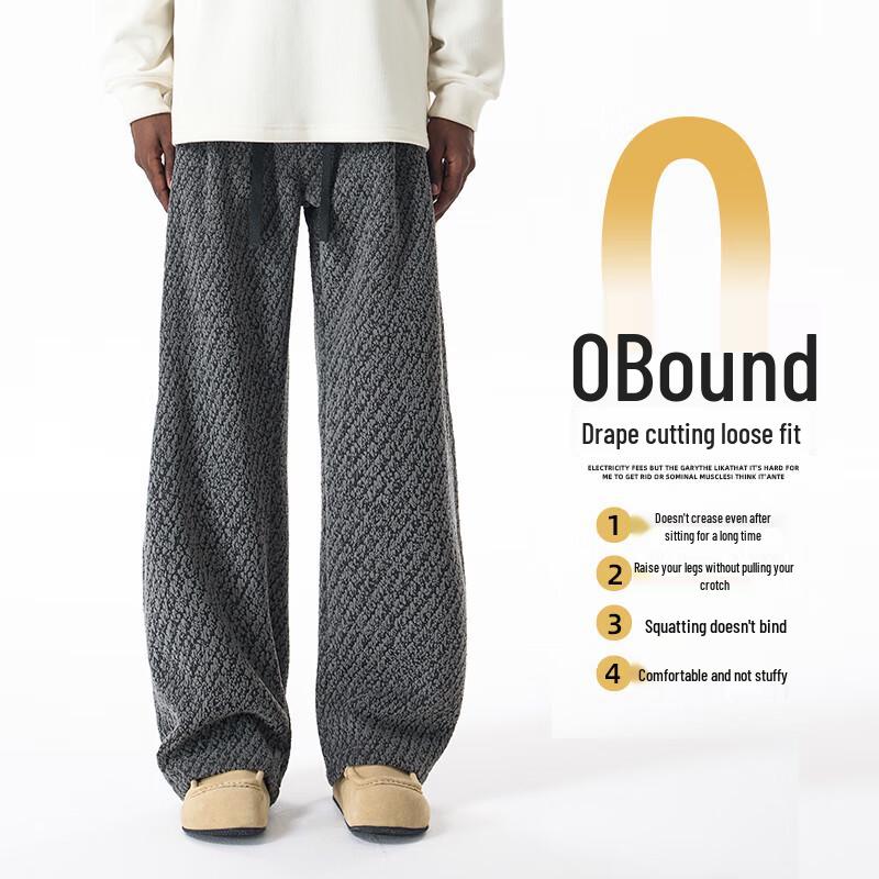 JEEP SPIRIT Men's Loose Fit Straight-Leg Casual Pants