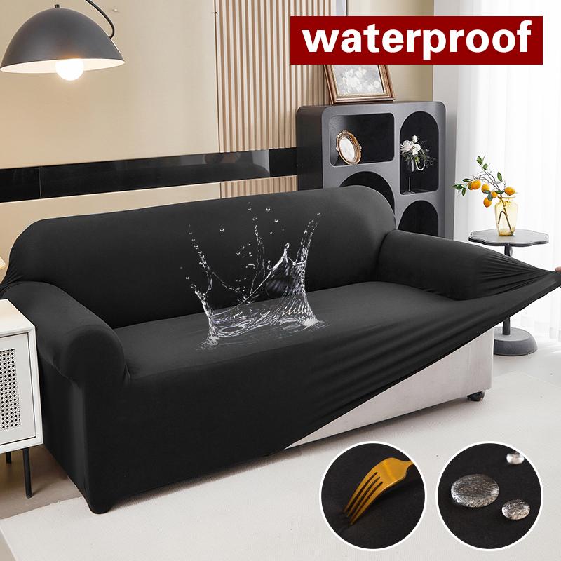 Waterproof Stretch Sofa Slipcover Non-slip Sofa Covers for Living Room Couch Cover Corner Furniture Protector for Kids, Pets