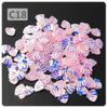 Yaleduo 8mm Mini Gold Shimmer Seashell Sequins - Eye Makeup, Stationery, DIY Jewelry, Epoxy Glitter