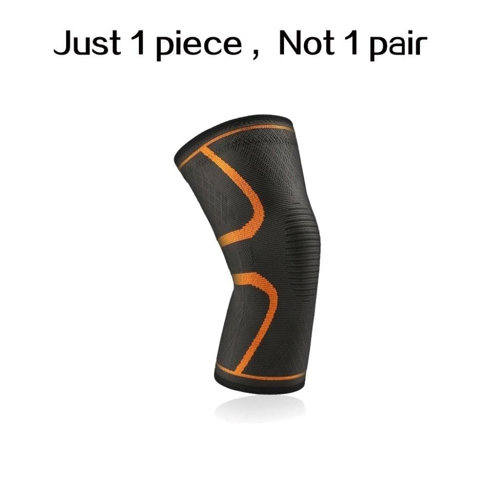 1 STK Elastiske knebeskyttere Nylon Sports Fitness Knepute Fitnessutstyr Patella Brace Løping Basketball Volleyballstøtte