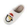 Couple Winter Christmas Penguin Warm Cotton Slippers Lovers Men And Women Thick Sole Soft Sole Non Slippers Women Summer Outdoor