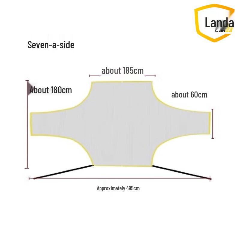 Landa Youth Football Goal Target Rebound Net