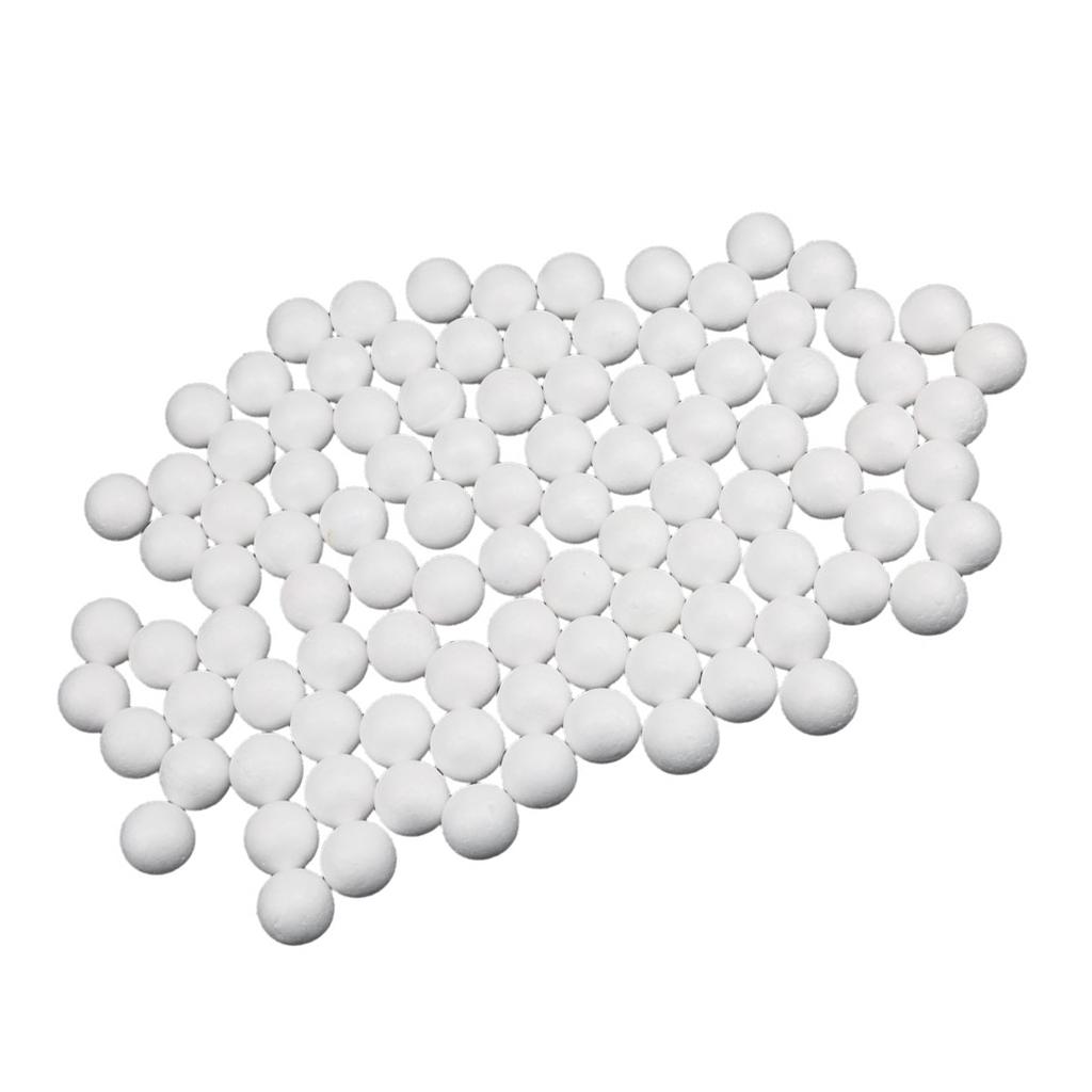 White Foam Balls, Polystyrene Craft Decoration Balls for Model Making, Decoration,