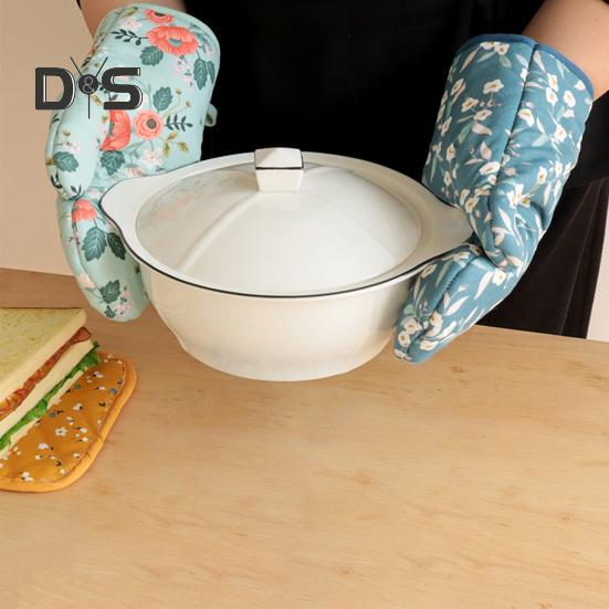 Heat Resistant Oven Glove Anti Skid Soft Safe Pot Cap Kitchen Tools