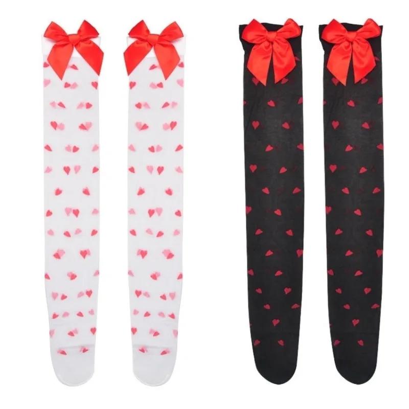 Sexy Knee High Socks Women's Compression Stockings Summer High Socks Long Hosiery Women Knee-socks Leggings Printed Stocking