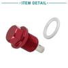 ACROPIX Fan Drain Bolt Universal M14 x 1.5 Red 1pc