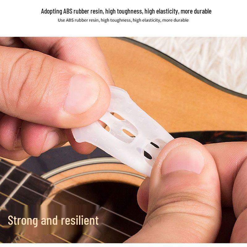 Przezroczysty ochraniacz na palce antypoślizgowy lewy do łagodzenia bólu i gry na pianinie